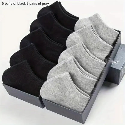 Men's Casual Socks Soft Breathable Low Cut Everyday Socks