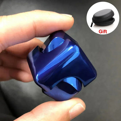 Fidget Spinner Metal Cube Fingertip Gyroscope Toy for Adults