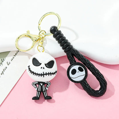 Halloween Keychain Silicone Cartoon Pendant for Backpack and Keys