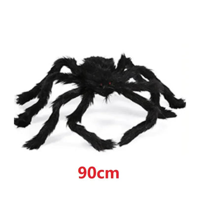 Halloween Spider Decoration, Giant Plush Spider Web Prop