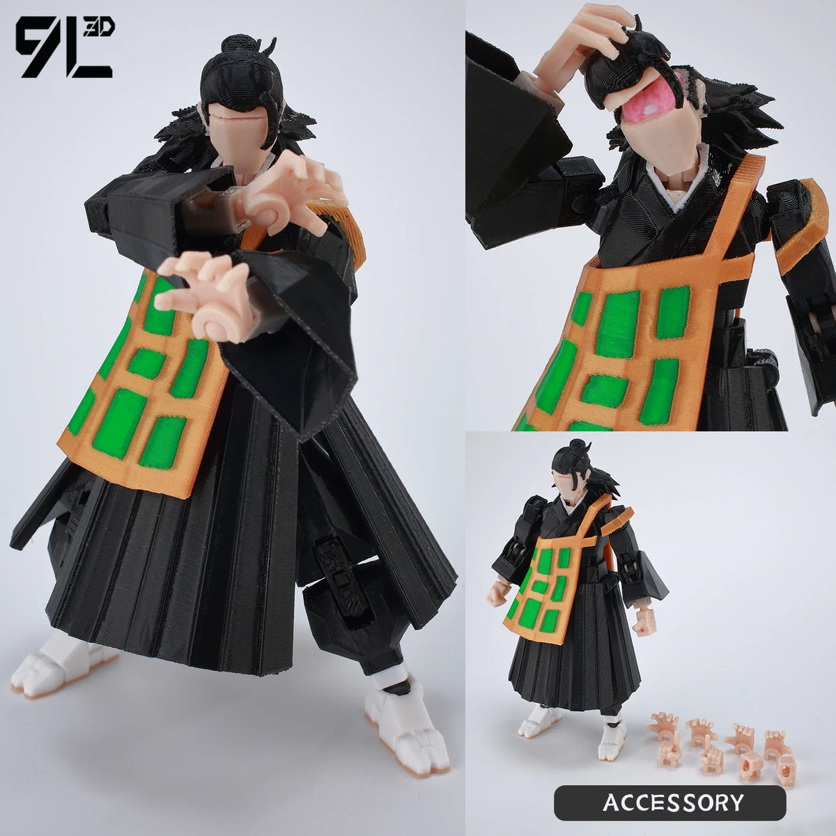 Poseable Action Figure 14cm 3D Printed Collectible Model