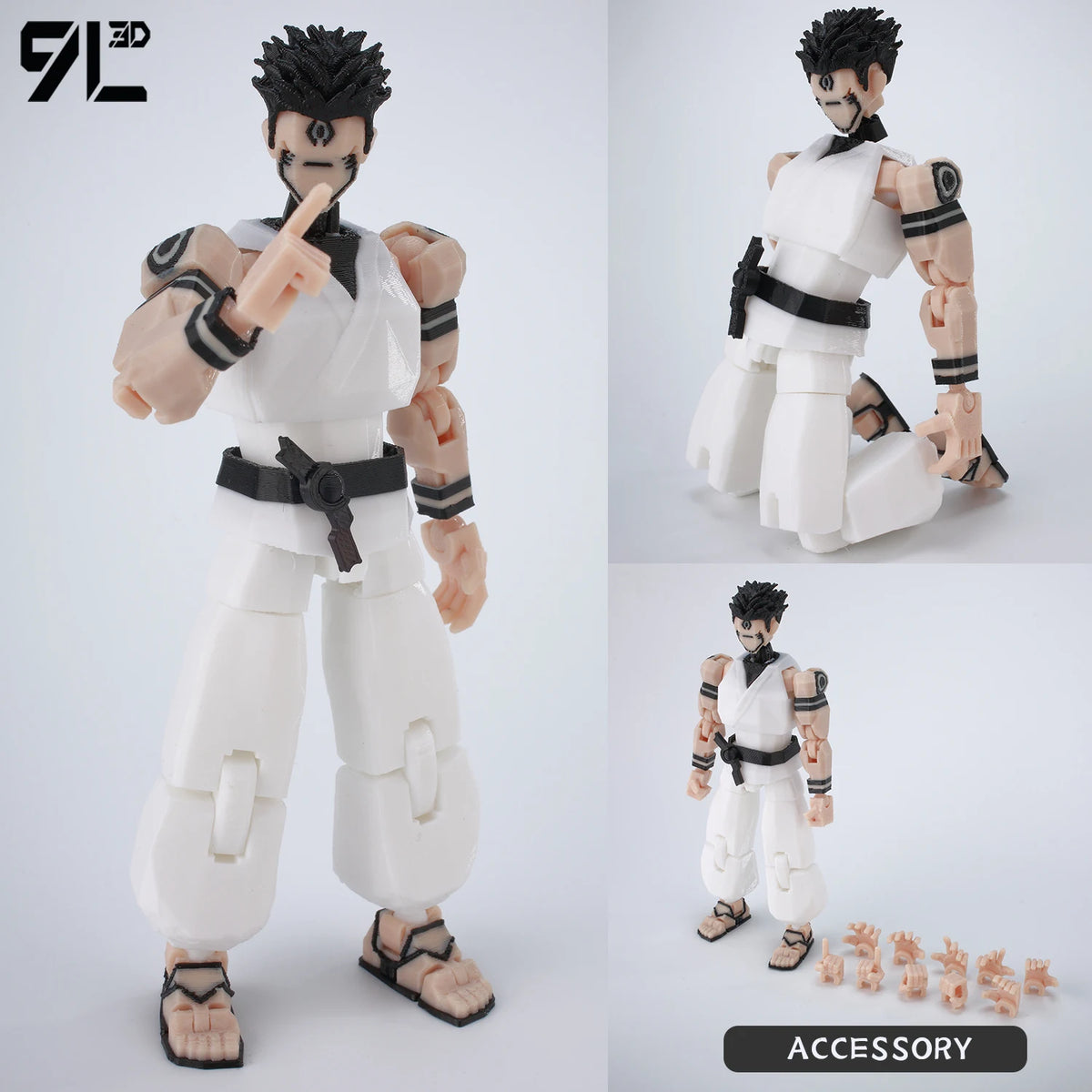 Poseable Action Figure 14cm 3D Printed Collectible Model