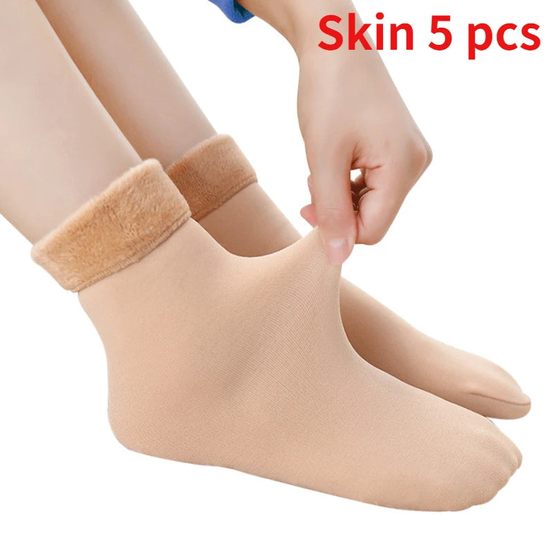 Women’s Thermal Socks 5 Pairs – Thick Warm Winter Socks