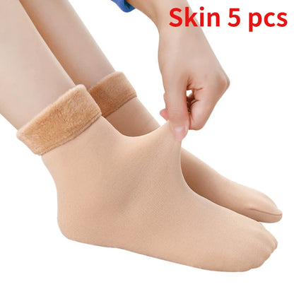 Women’s Thermal Socks 5 Pairs – Thick Warm Winter Socks