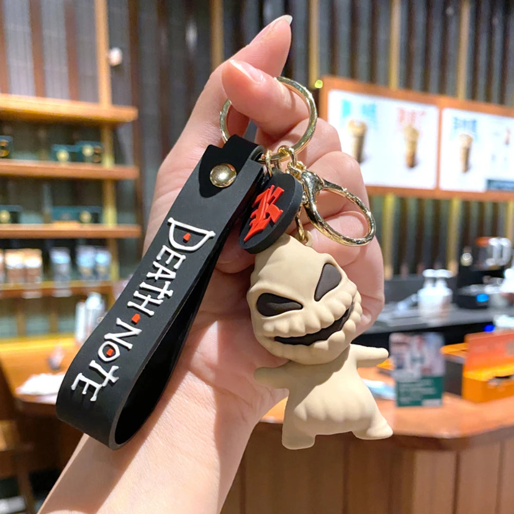 Halloween Keychain Silicone Cartoon Pendant for Backpack and Keys