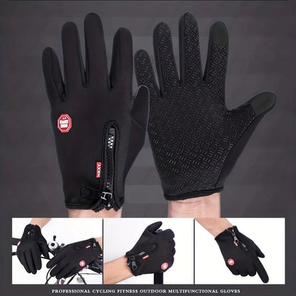 Winter Gloves – Touchscreen Warm Cycling & Driving Gloves