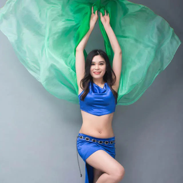Belly Dance Veil – Silk Scarf for Dance Performances