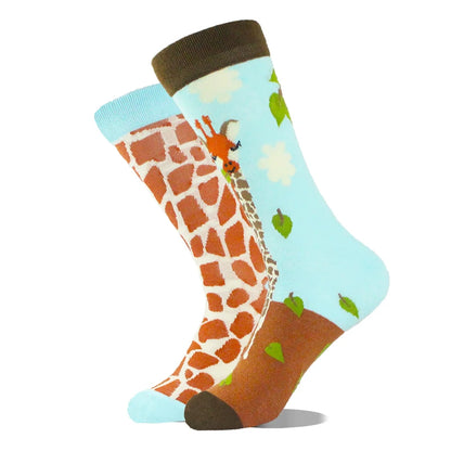 Funny Men's Socks Cotton Novelty Crew Socks Unisex