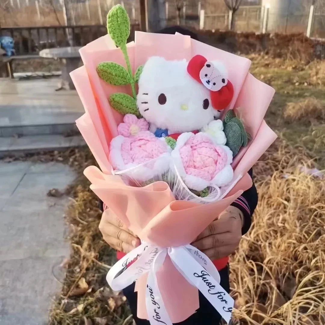 Plush Flower Bouquet with Soft Plush
