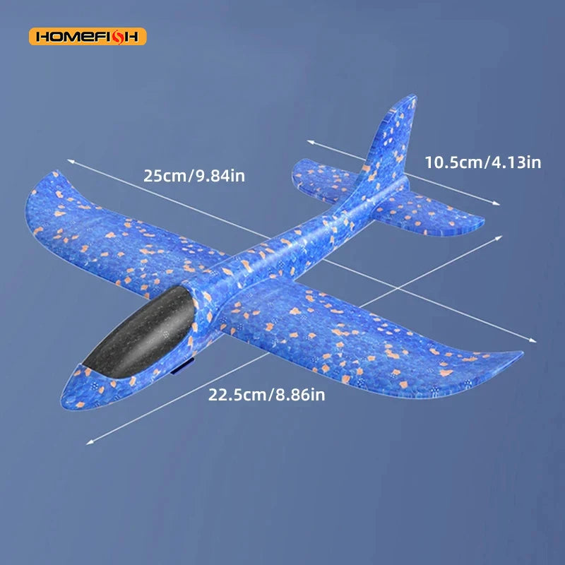 Foam Glider Plane Toy for Kids Outdoor Flying No Battery