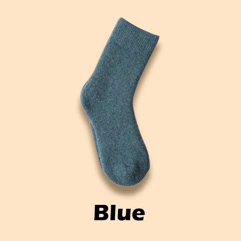 Winter Wool Socks Thick Warm Unisex Crew Socks for Cold Weather