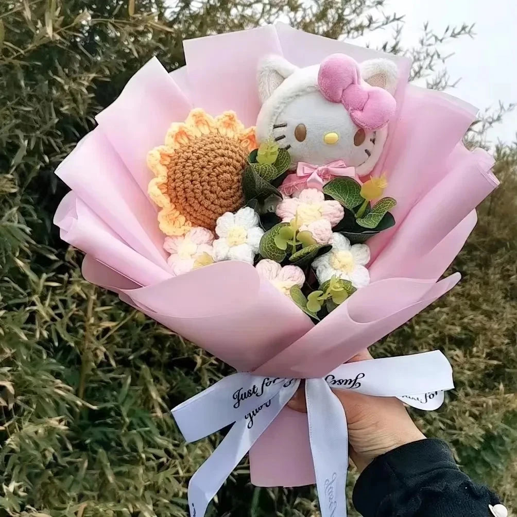 Plush Flower Bouquet with Soft Plush