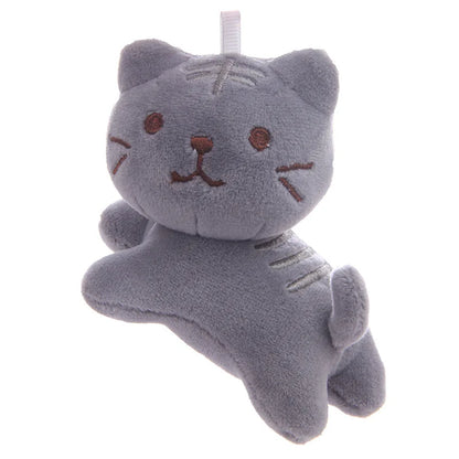 Plush Cat Keychain 12cm Cute Kitten Backpack Pendant Toy