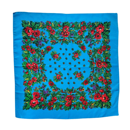 Women's Square Scarf, 70×70cm Printed Head Scarf and Bandana