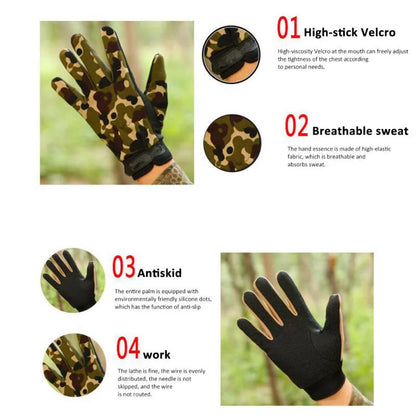 Cycling Gloves, Breathable Non Slip Riding Gloves Full Finger
