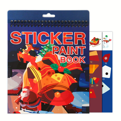 Sticker Activity Book for Kids, Sticker by Number Travel Toy