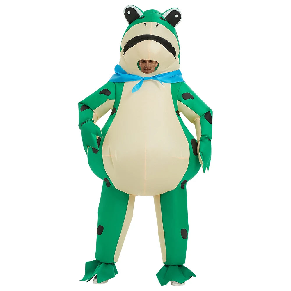 Inflatable Frog Costume – Full Body Halloween Party Suit