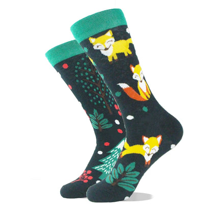 Funny Men's Socks Cotton Novelty Crew Socks Unisex