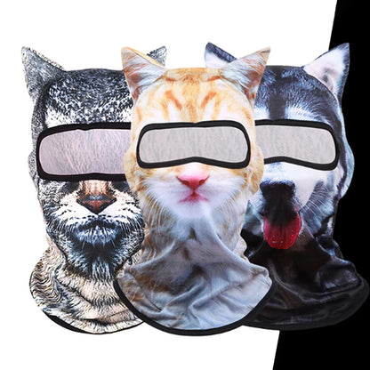 Animal Face Balaclava 3D Full Face Ski Motorcycle Hood
