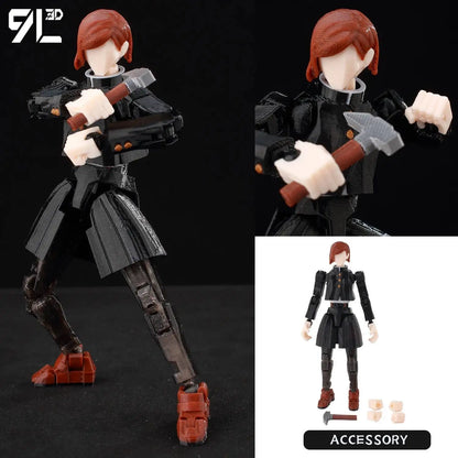 Poseable Action Figure 14cm 3D Printed Collectible Model