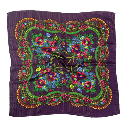 Women's Square Scarf, 70×70cm Printed Head Scarf and Bandana