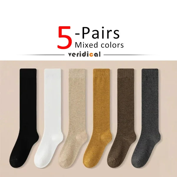 Women’s Thigh High Socks Cotton Warm Long Stockings