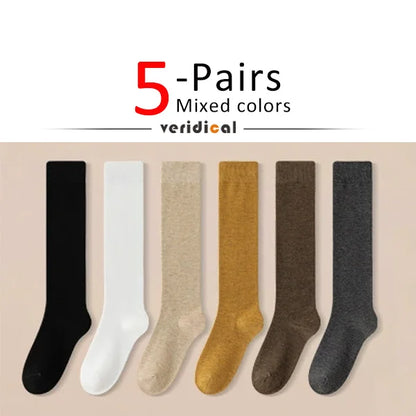 Women’s Thigh High Socks Cotton Warm Long Stockings