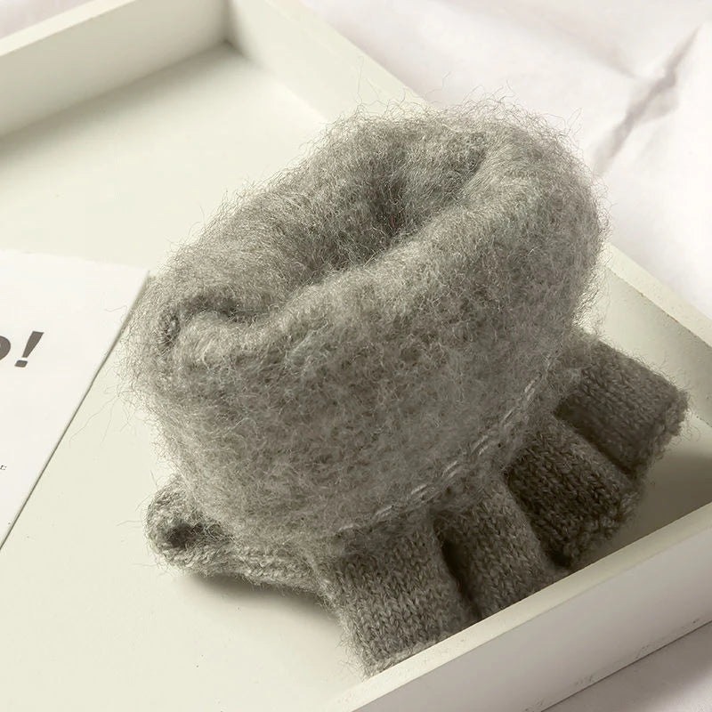 Fingerless Gloves – Warm Knitted Touchscreen Gloves for Men & Women