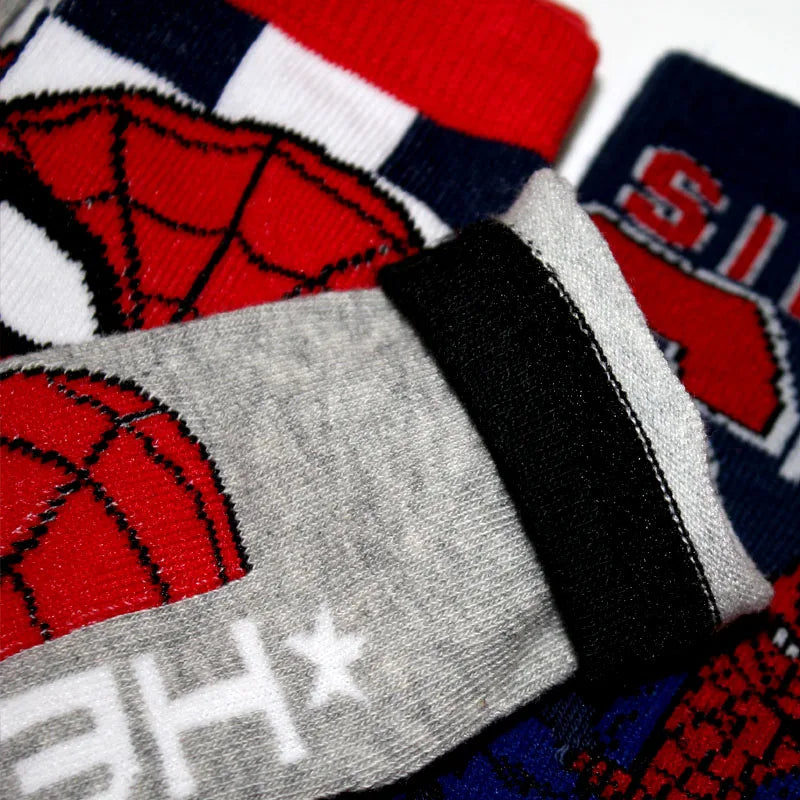 Kids Crew Socks 5 Pairs, Soft Casual Socks for Boys Ages 2-9