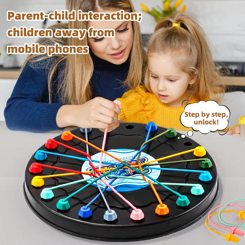 Rope Puzzle Game – Untangling Logic Challenge for Family Play