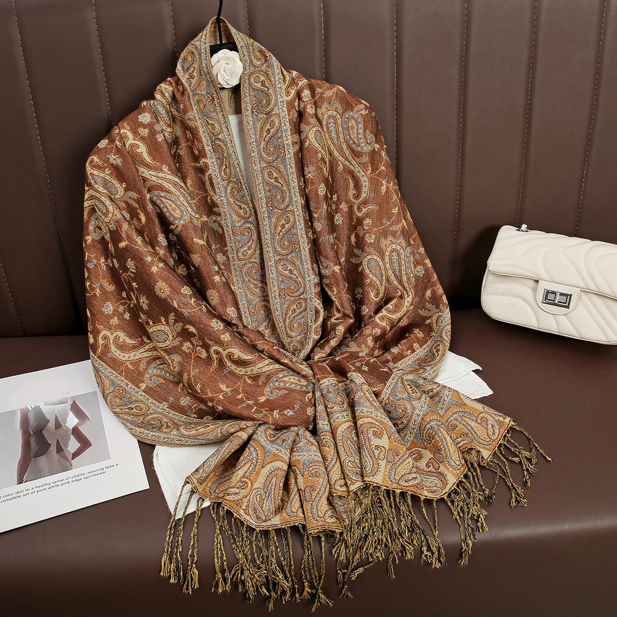 Women's Winter Scarf, Soft Pashmina Shawl Wrap