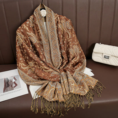 Women's Winter Scarf, Soft Pashmina Shawl Wrap