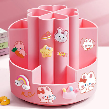 Rotating Pen Holder – Large Capacity Desk Organizer for Office & Study