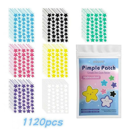 Hydrocolloid Acne Patch Star-Shaped Invisible Pimple Dots