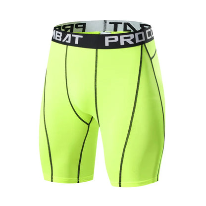 Men's Workout Shorts Compression Fitness Gym Running Training