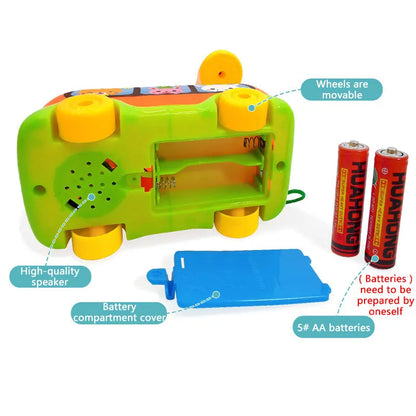 Educational Toy Bus with Phone and Music for Toddlers