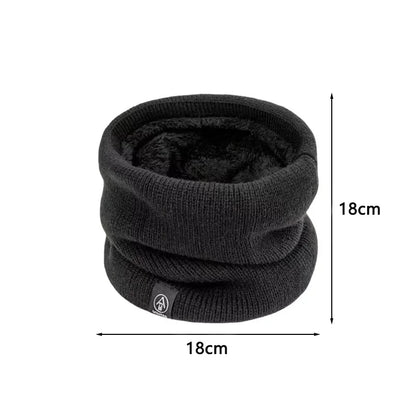 Winter Neck Gaiter Thick Knitted Warm Scarf for Outdoor Sports