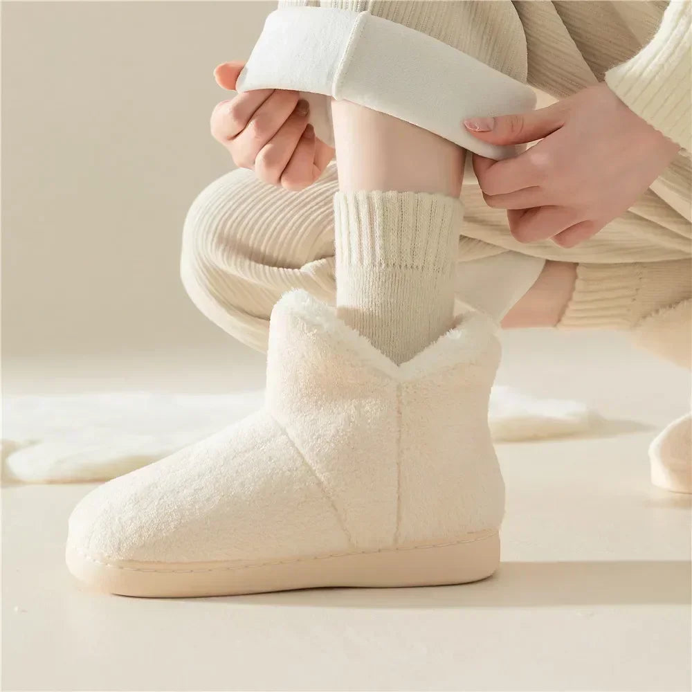 Women's Winter Socks Thick Warm Casual Crew Socks 3-Pack