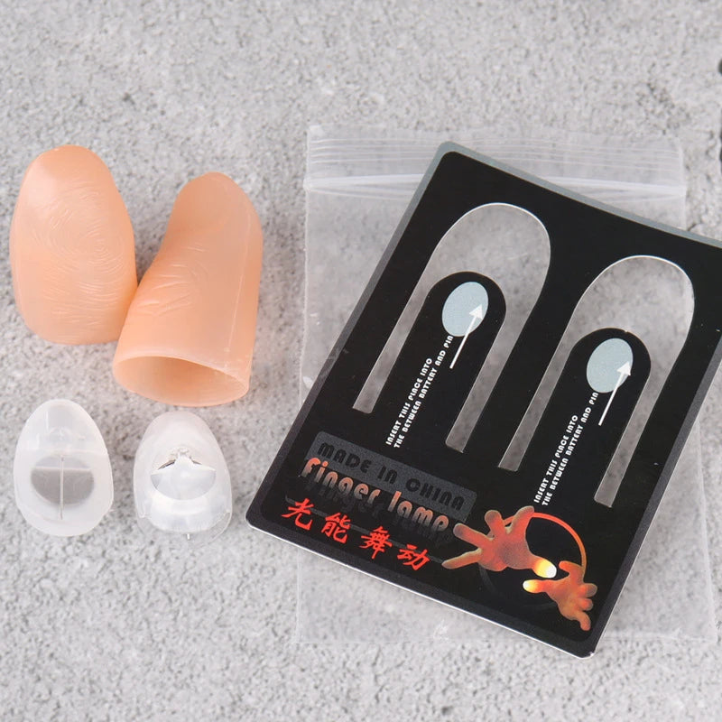 Magic Trick Thumb Props 2PCS LED Battery Powered for Beginners