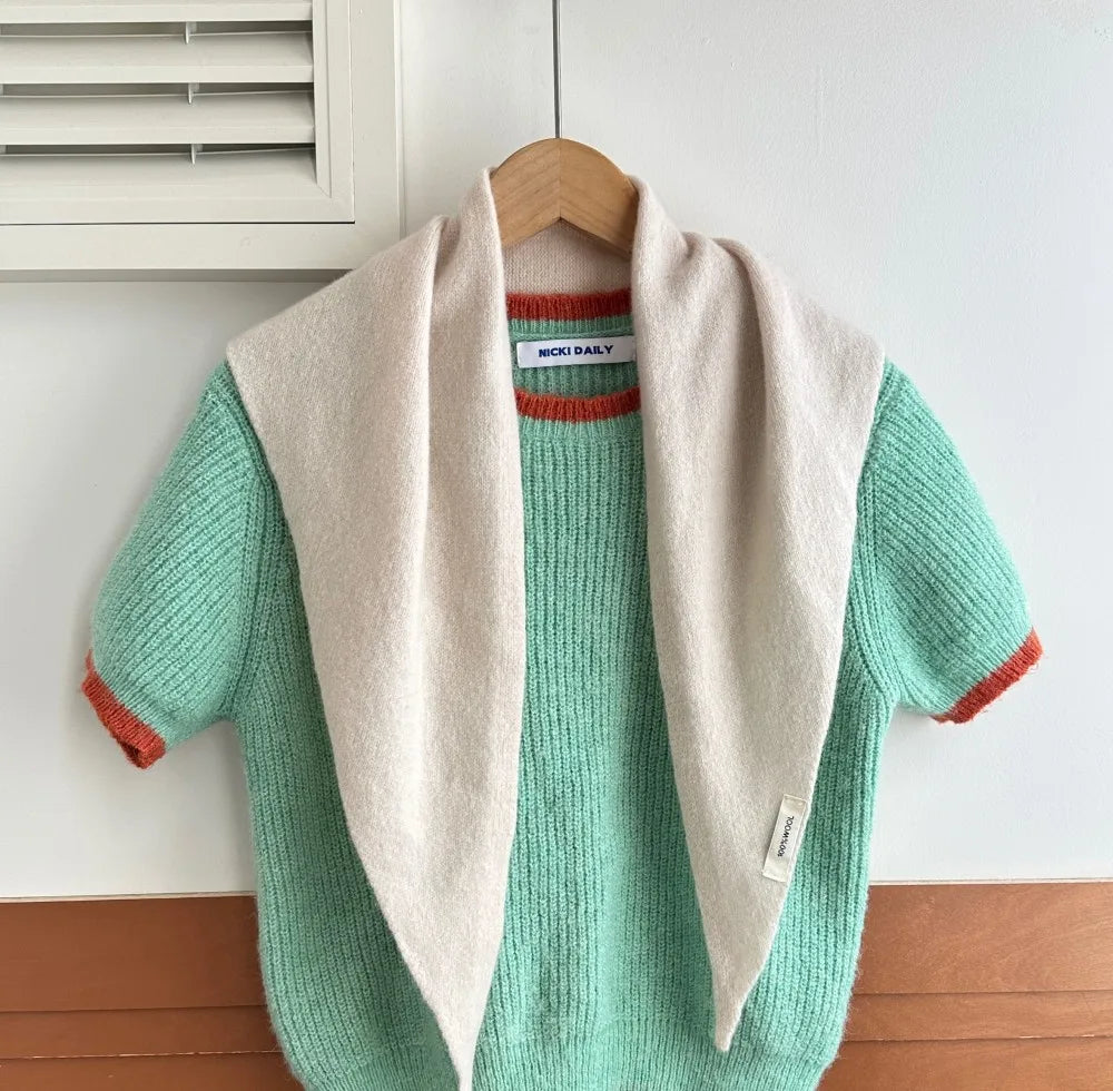 Scarf for Women – 100% Wool Warm Knit Winter Shawl