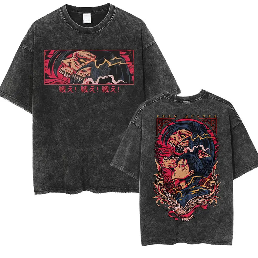 Men's Graphic T-Shirts Cotton Printed Short Sleeve Casual
