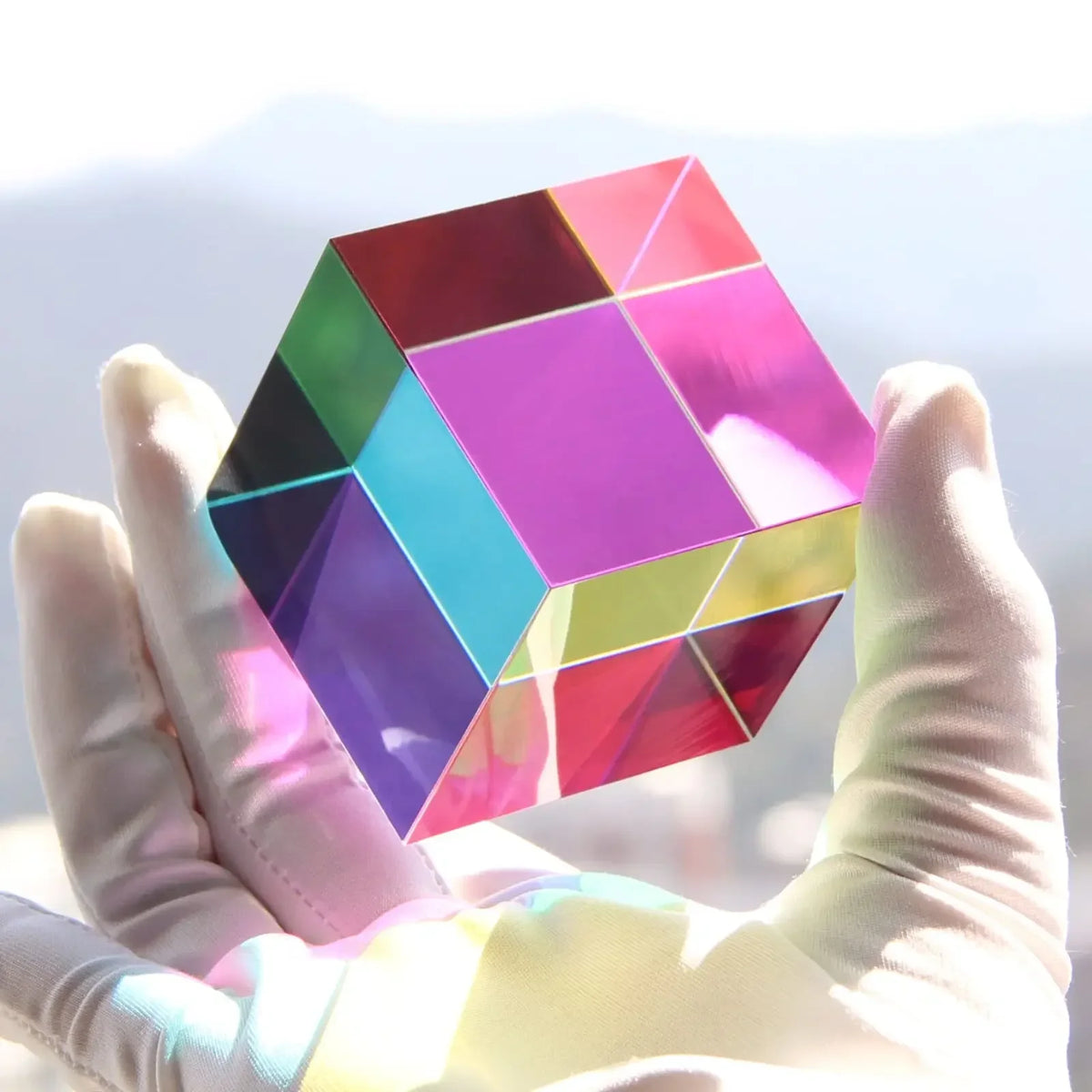 20mm Optical Prism Cube for Photography and Light Effects