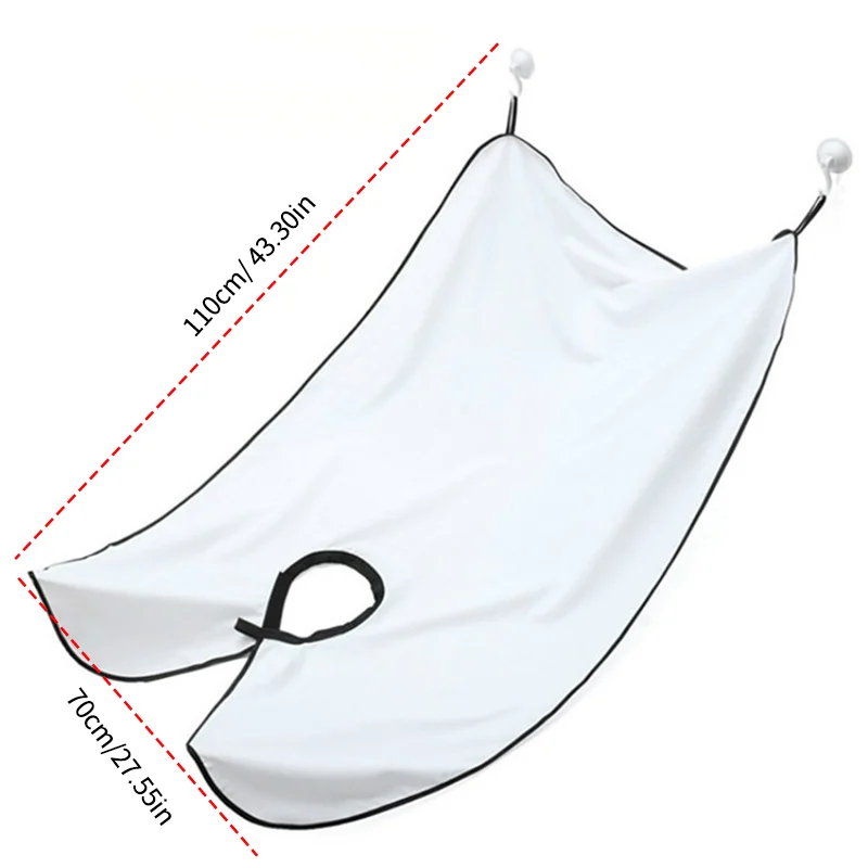 Beard Catcher Apron for Shaving Hair and Beard Trimming