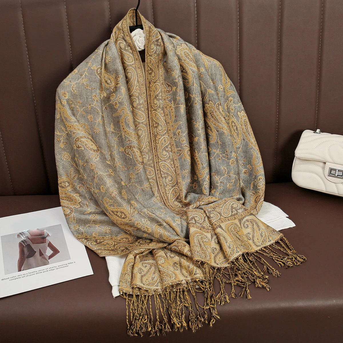 Women's Winter Scarf, Soft Pashmina Shawl Wrap