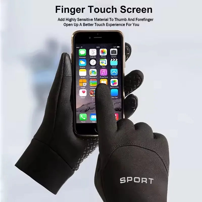 Winter Gloves Touchscreen Warm Windproof Cycling Gloves