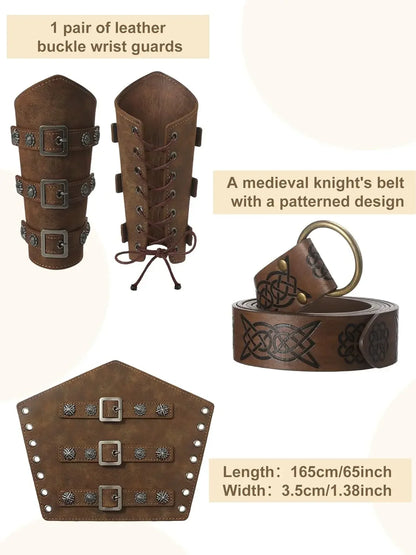 Medieval Costume for Men – Renaissance Pirate Shirt & Pants Set