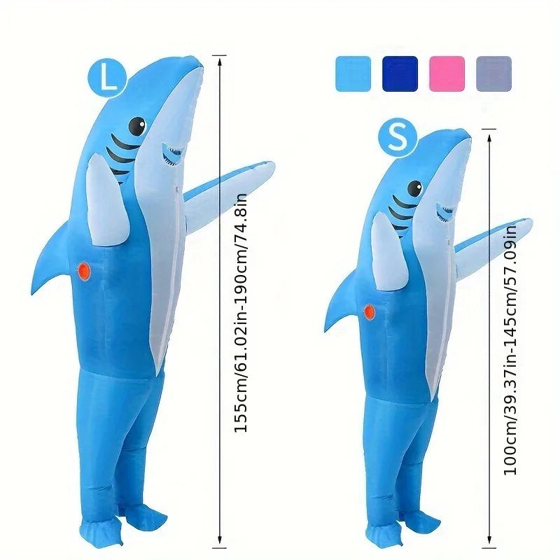 Shark Inflatable Costume – Fun Halloween & Christmas Suit