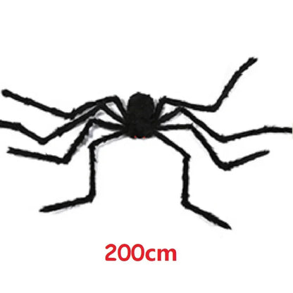 Halloween Spider Decoration, Giant Plush Spider Web Prop