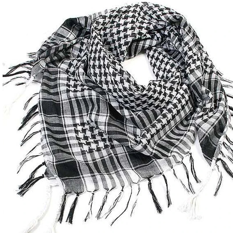 Women’s Lightweight Scarf – Breathable Plaid Sun Protection Wrap