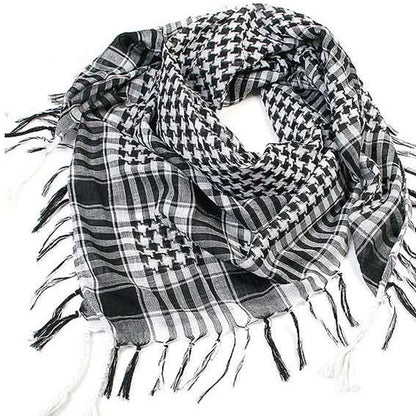 Women’s Lightweight Scarf – Breathable Plaid Sun Protection Wrap